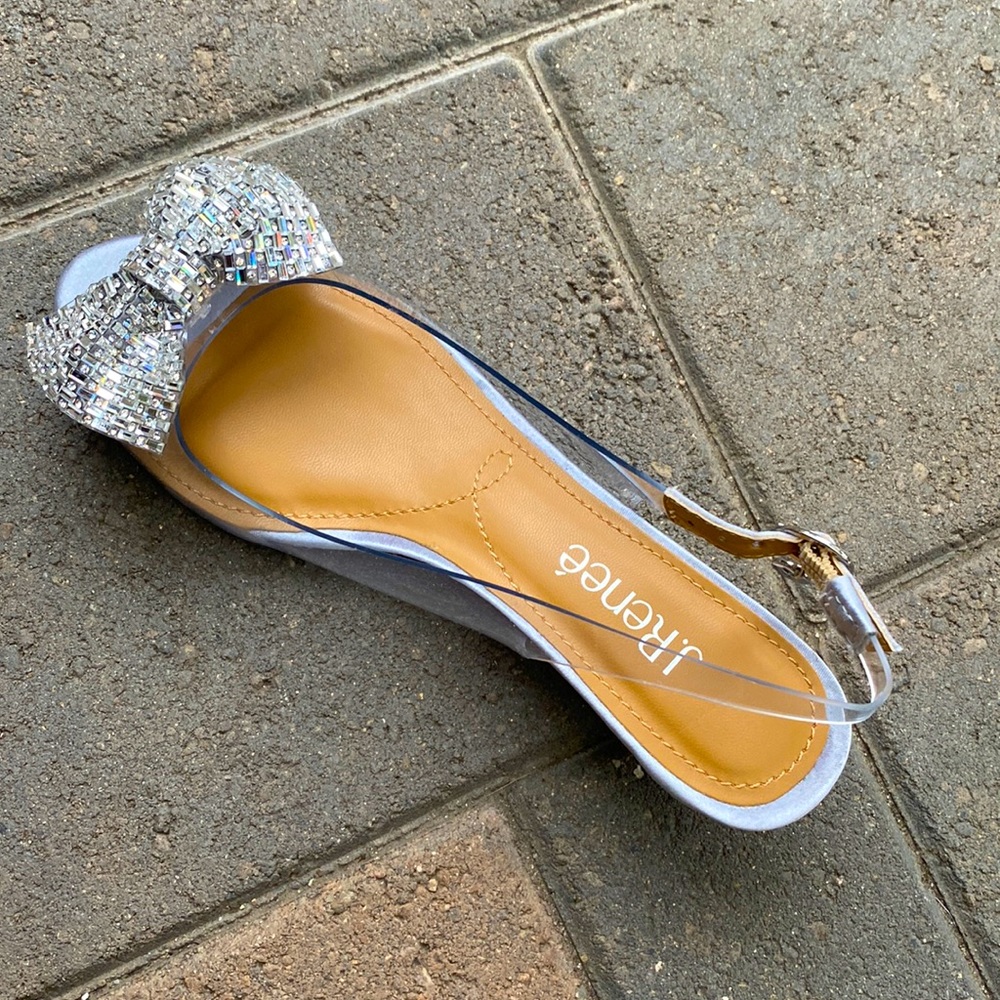 J. Renee evening shoes in silver